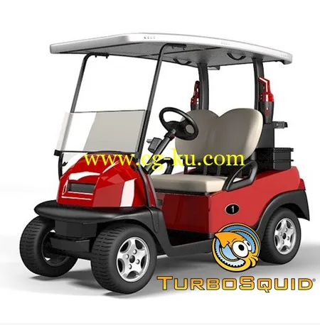 TurboSquid Golf Car的图片1