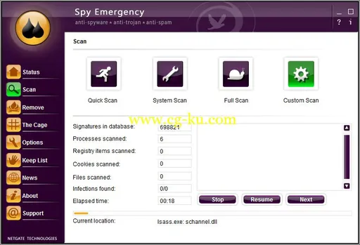 NETGATE Spy Emergency 15.0.105.0的图片1