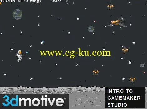 GameMaker Studio游戏制作教程1-3合集 3DMotive – Intro to GameMaker Studio Vol.1-3的图片1