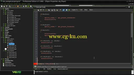 GameMaker Studio游戏制作教程1-3合集 3DMotive – Intro to GameMaker Studio Vol.1-3的图片4