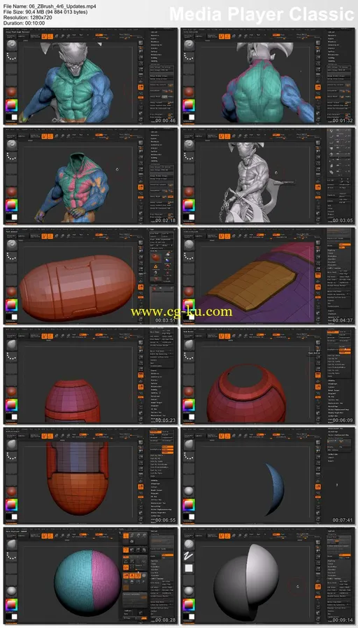 ZBrush 4R6新特性教程 Dixxl Tuxxs – What’s New in ZBrush 4R6的图片1