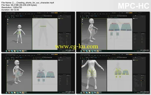 Complex clothes in 1 hour (Marvelous Designer+3ds max)的图片2