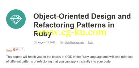 TutsPlus – Object-Oriented Design and Refactoring Patterns in Ruby的图片2