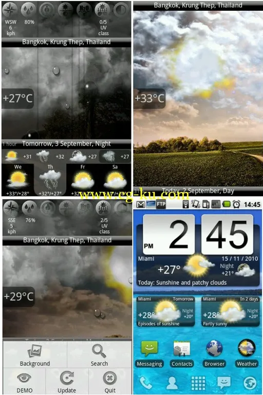 Animated Weather Widget&Clock v5.5.2 Android的图片2