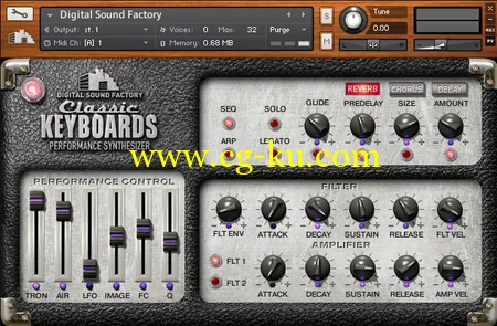 Digital Sound Factory Classic Keyboards Performance Synthesizer KONTAKT的图片1