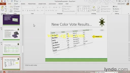 Lynda – PowerPoint 2013 Essential Training的图片2