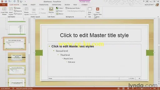 Lynda – PowerPoint 2013 Essential Training的图片3