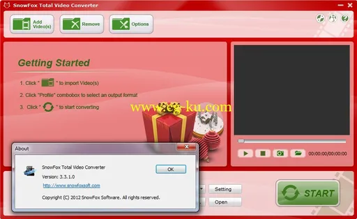 SnowFox Total Video Converter 3.5.0.0的图片2