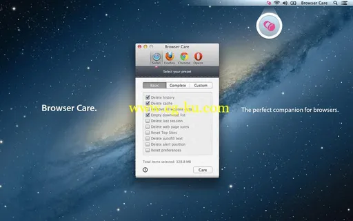 Browser Care v1.1 Multilingual MacOSX的图片1