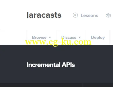 laracasts: Incremental APIs with Jeffrey Way (2014)的图片1