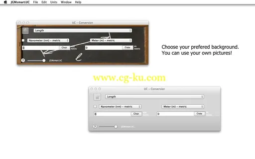 JGMsmart.UC Unit Converter 1.2.0 Bilingual MacOSX的图片1