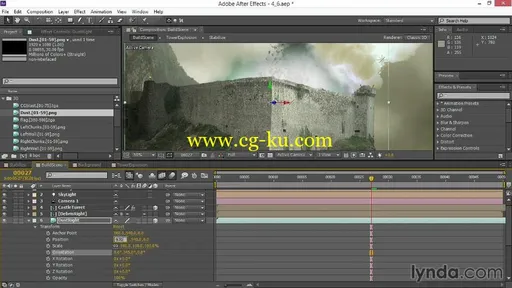 AE和Maya 3D爆炸特效教程 VFX Techniques: Creating Explosions with 3D Layers with Lee Lanier的图片3