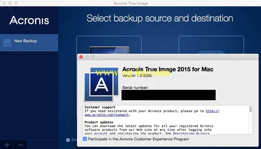 Acronis True Image 2015 for Mac v1.0.6725 MacOSX的图片2