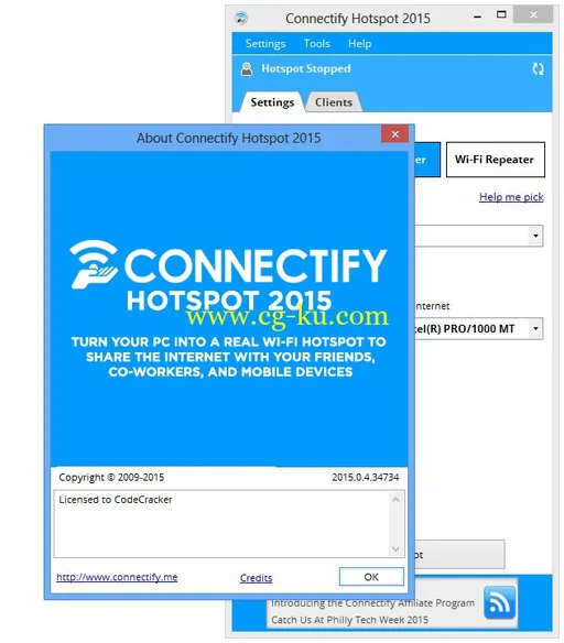 Connectify Hotspot 2015.0.4.34734的图片2