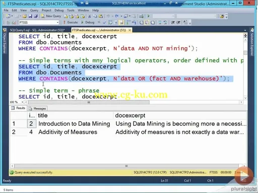 Indexing, Querying and Analyzing Text with SQL Server 2012-2014的图片3