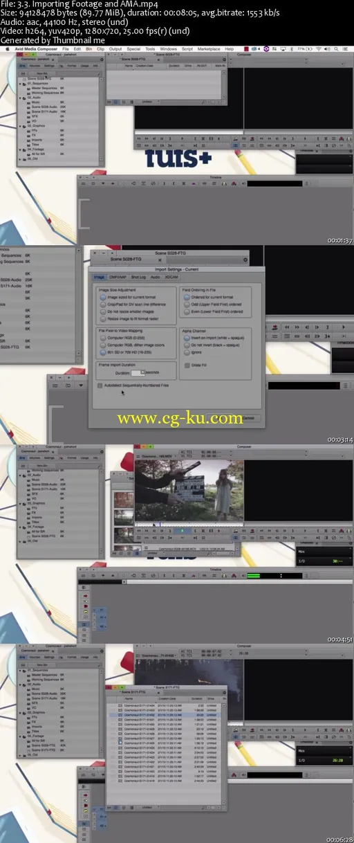 Tutsplus – Introduction to Video Editing in Avid Media Composer的图片2