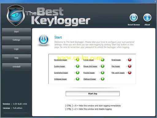 The Best Keylogger 3.54 Build 1006的图片1