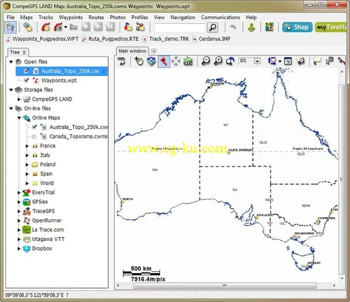 CompeGPS Land 7.7.2 Multilingual的图片2