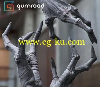 How To Sculpt Creature Hands – Dominic Qwek的图片1