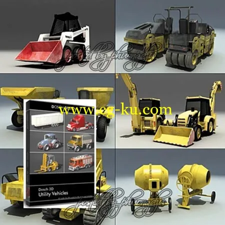 D0SCH Design: Utility Vehicles 实用车辆3D模型的图片1