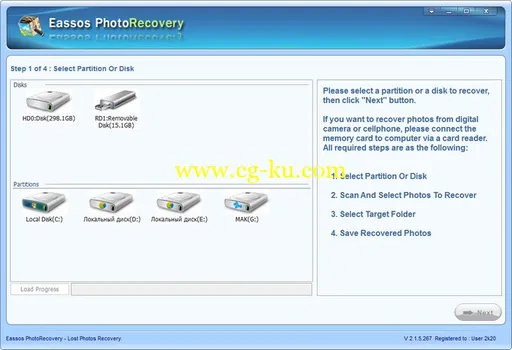 Eassos Photo Recovery 2.2.0.349的图片1