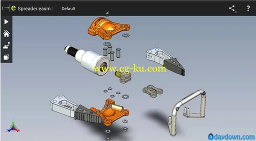 eDrawings for Android 在手机上查看2D/3D SolidWorks图档的图片6