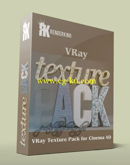 C4D纹理贴图VRay版 RenderKing VRay Texture Pack for Cinema 4D的图片4