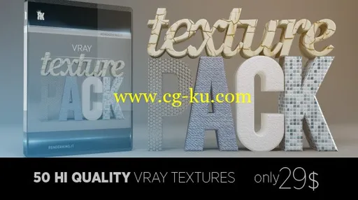 C4D纹理贴图VRay版 RenderKing VRay Texture Pack for Cinema 4D的图片6