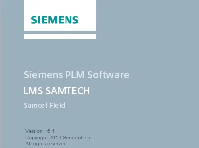 Siemens LMS Samtech Samcef Field 16.1 X64的图片1