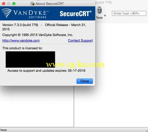 VanDyke SecureCRT 7.3.3 build 779 Mac OS X的图片1