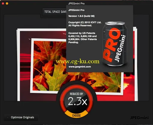 JPEGmini Pro 1.9 build 96 + plug-in for Adobe Lightroom MacOSX的图片2