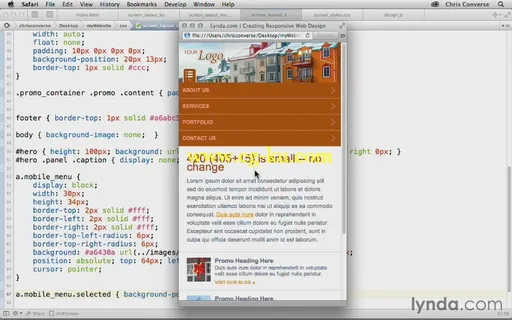 Lynda – Creating a Responsive Web Experience的图片2