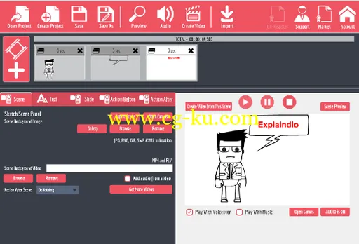 Explaindio Video Creator 1.0.14 Win/Mac的图片1