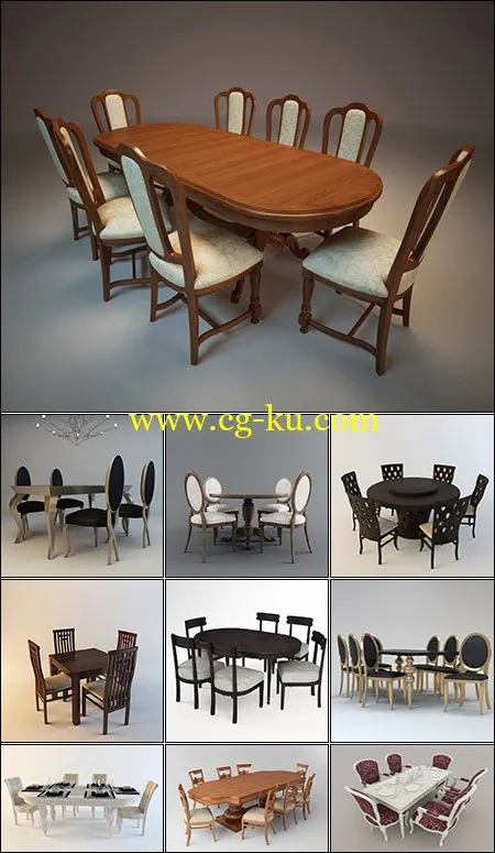 Classic Table and Chair的图片1