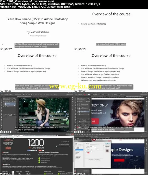 Learn How I Made $1500 in Photoshop doing Simple Web Designs的图片1