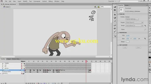 Lynda – Hand-Drawn Animation in Flash的图片3