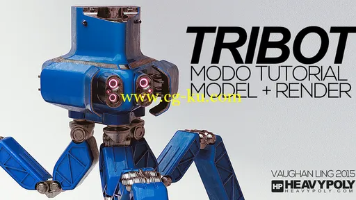 Gumroad – MODO Intermediate: Tribot by Vaughan Ling的图片1