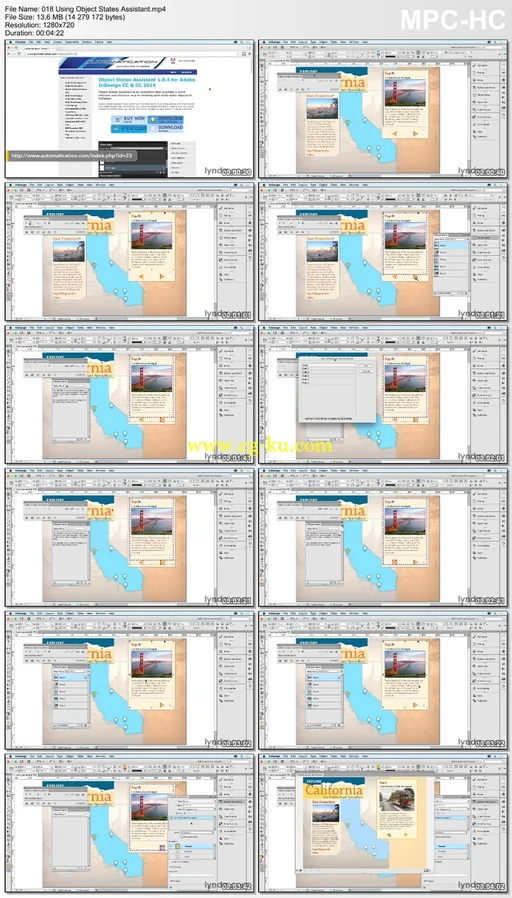 Lynda – Developing Multistate Objects in InDesign的图片2