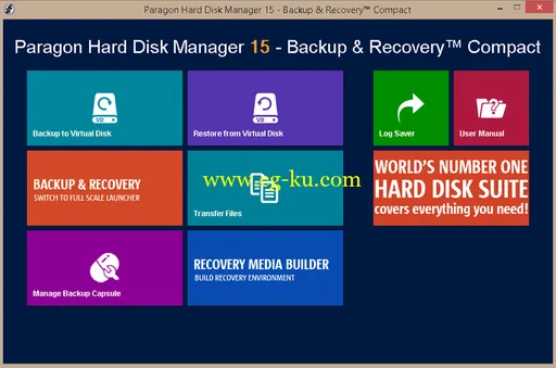 Paragon Hard Disk Manager 15 Backup & Recovery Compact 10.1.25.348 (x86/x64)的图片1