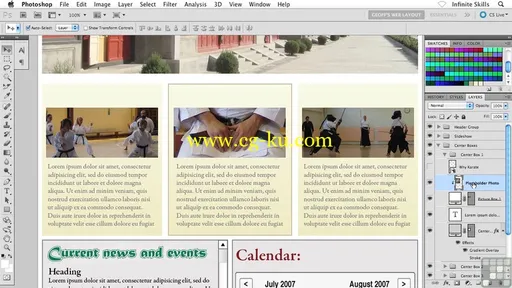 Using Adobe Creative Suite To Build Websites Video Training 用Creative Suite建立网站教程的图片3