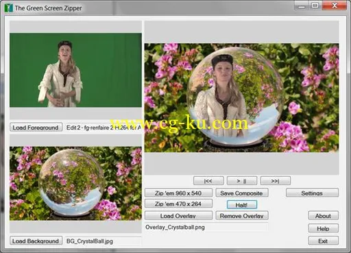 Green Screen Zipper 2.6的图片1