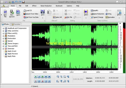 Sound Editor Deluxe 9.8.2的图片1