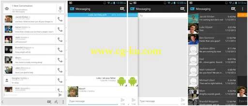 Sliding Messaging Pro v7.00 华丽的短信应用的图片2