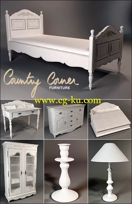 3D models of Furniture Country Corner的图片1