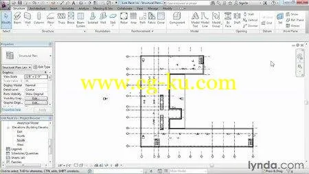 Revit Structure创建建筑模型教程 Lynda.com – Revit Structure 2013 Essential Training (2012)的图片3