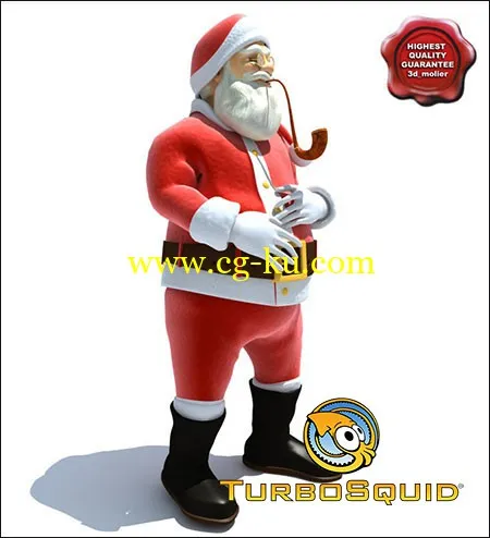 TurboSquid Santa Claus Pose1的图片1