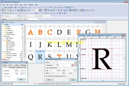 High-Logic FontCreator Professional Edition 9.1.0.1978的图片1