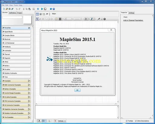 Maplesoft MapleSim 2015.1 Win/Mac/Linux的图片2