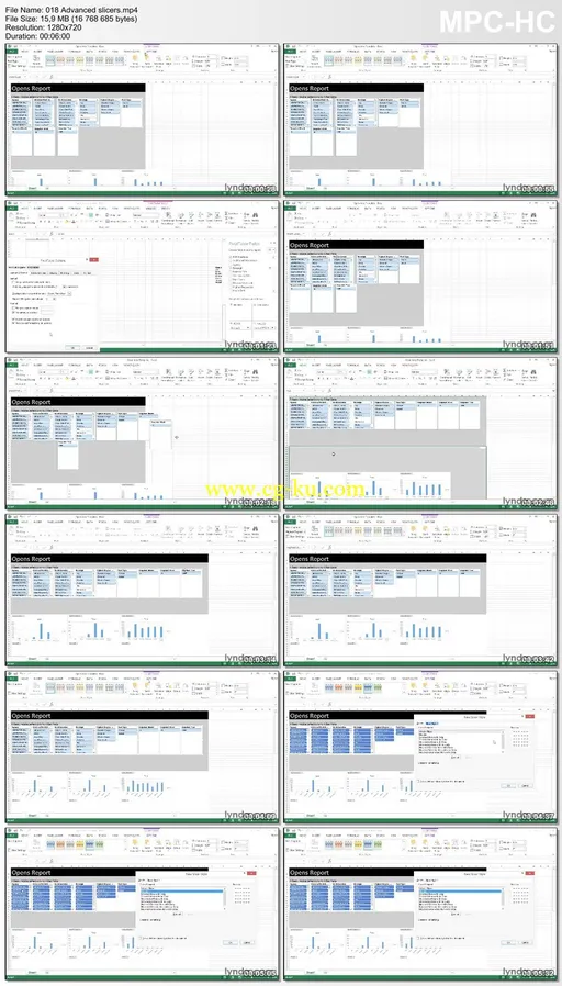 Lynda – Creating Interactive Dashboards in Excel 2013的图片2