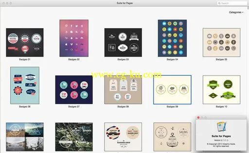 Suite for Pages 2.1 Mac OS X的图片2